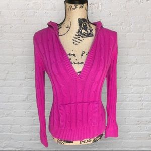 Ann Taylor Hooded Sweater! Women’s Small